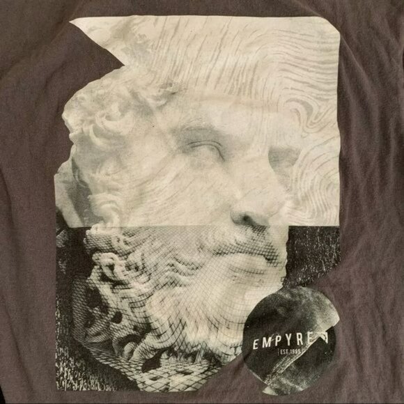 Empyre unisex size medium Leonardo Da Vinci David t-shirt in gray - Picture 7 of 7